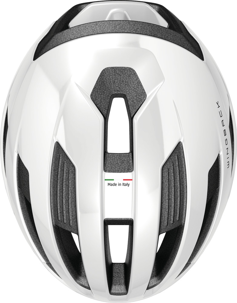 ABUS WingBack Cykelhjelm Shiny White