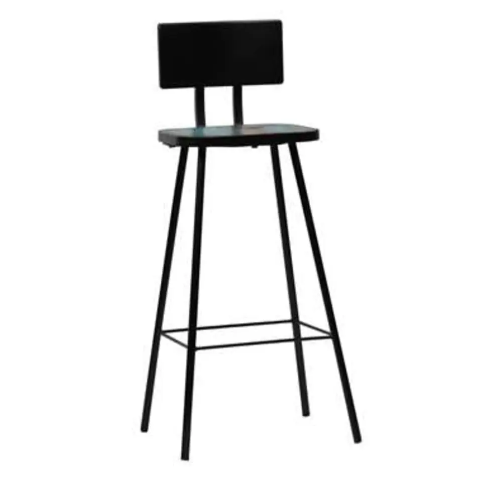 vidaXL - Barkruk - Bruin - Hout - 2 stuks