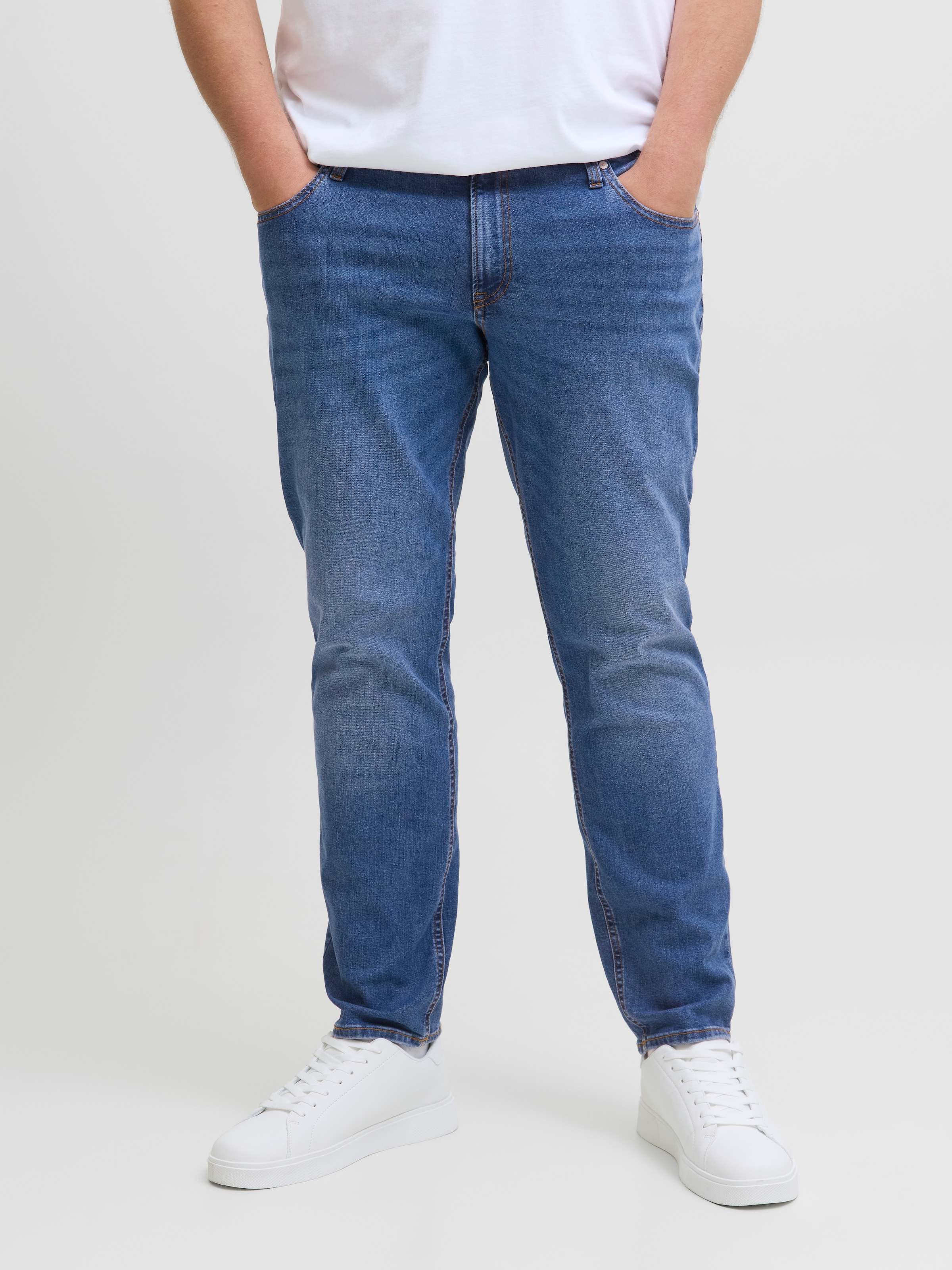 Jack & Jones PlusSize Slim-fit-Jeans »JJIGLENN JJORIGINAL MF 071 NOOS PLS«