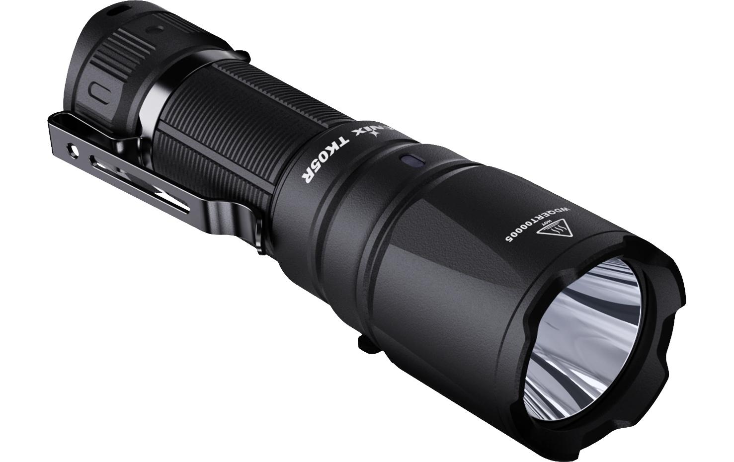 Taschenlampe TK05R SchwarzUltrakompakte taktische-Taschenlampe