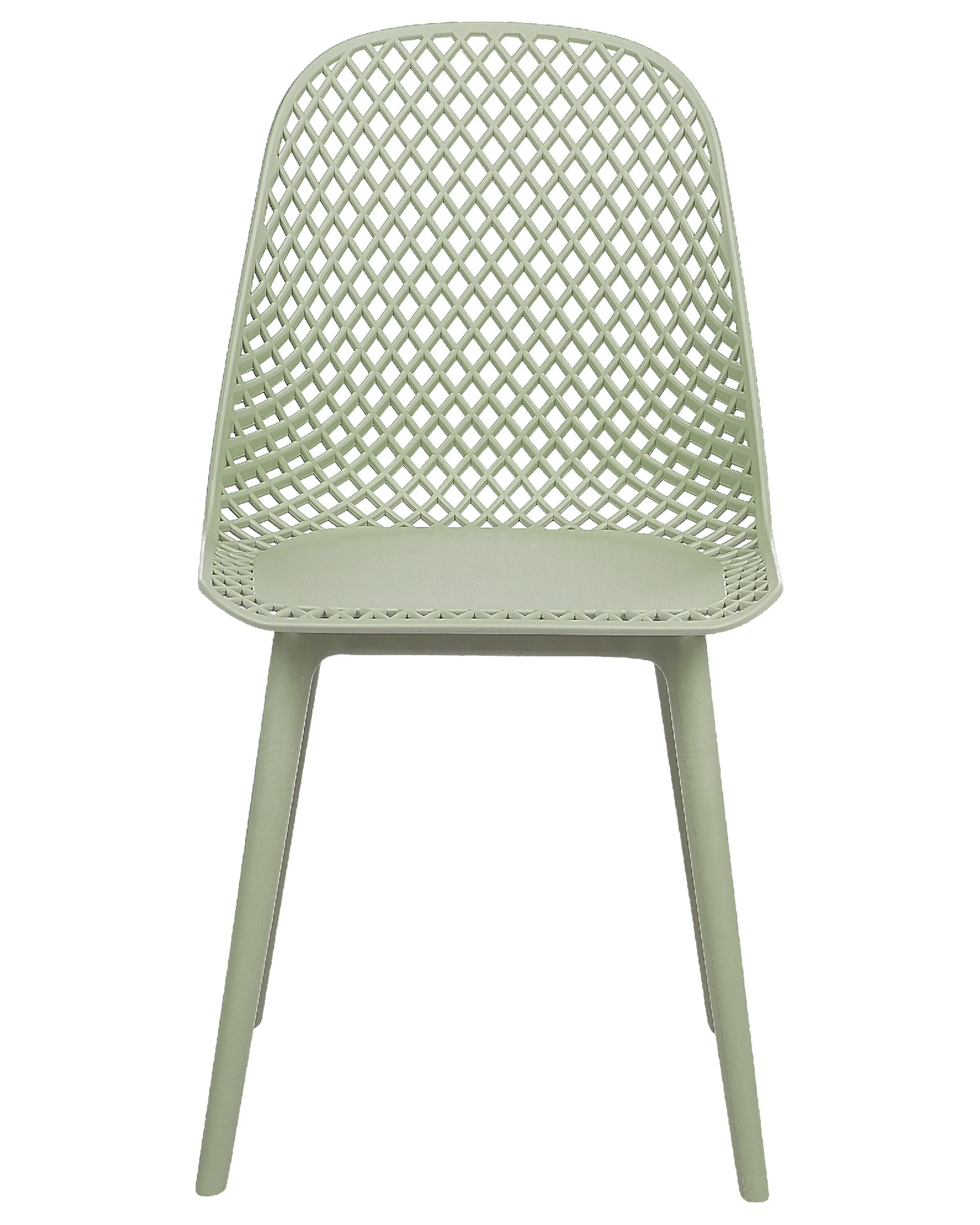 Set van 4 eetkamerstoelen EMORY Lichtgroen