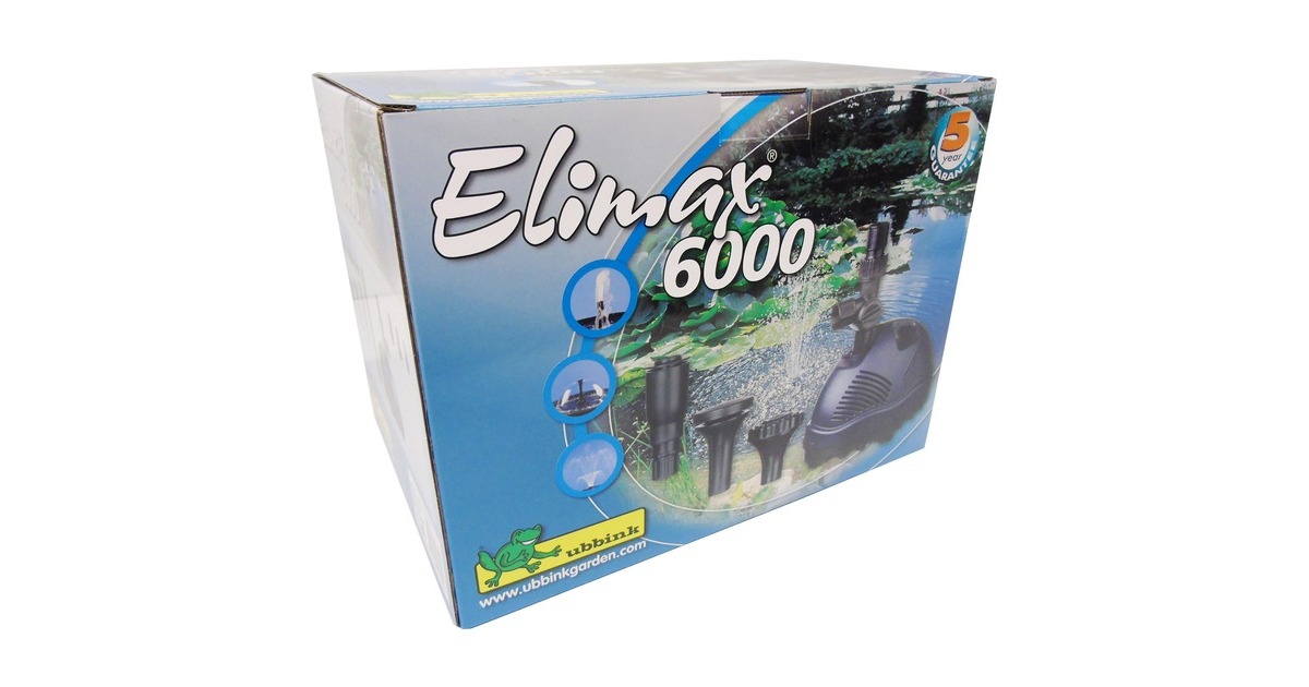 UbbinkElimax 6000 fonteinpomp  (Zwart)