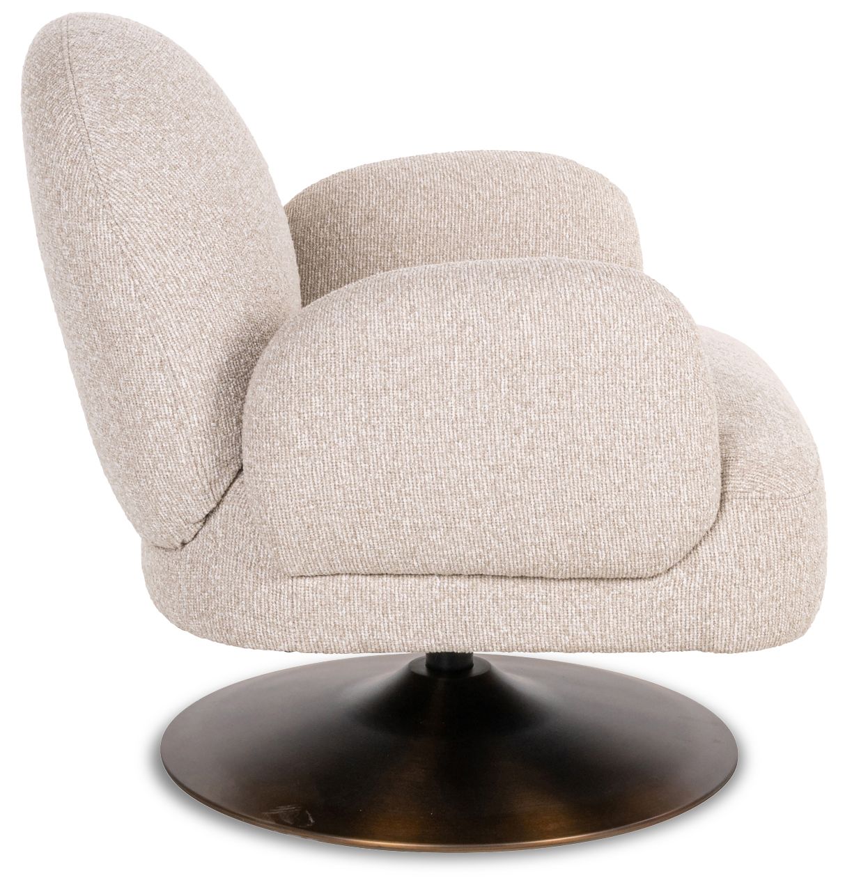 Draaifauteuil S4794 Biscotti Kagney B76 x D80 x H77 cm