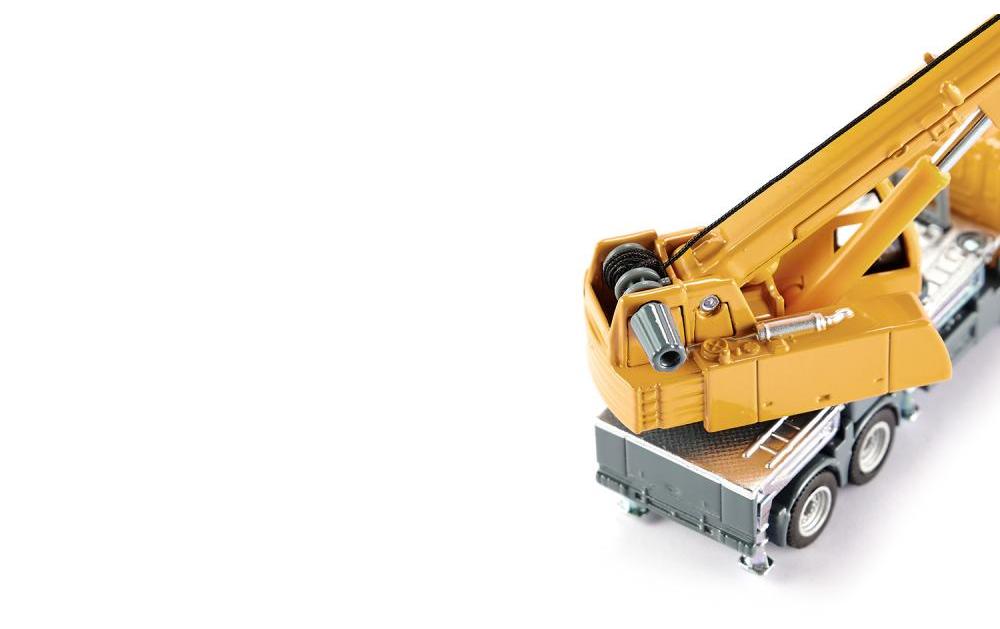LKW Scania mit Liebherr Kran 1:87H0 Teleskop Kranwagen