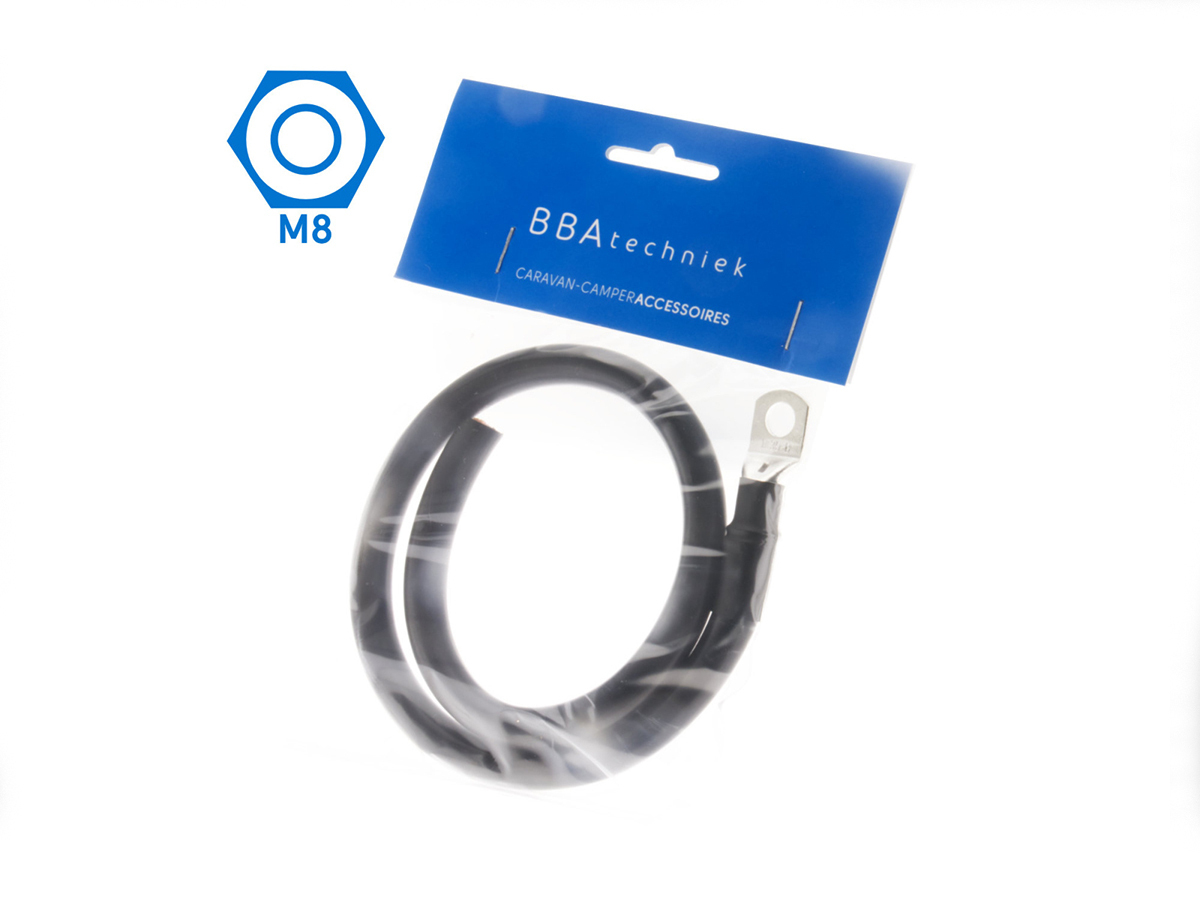 BBA 35 mm² accu kabel flexibel - black & 0,5 meter