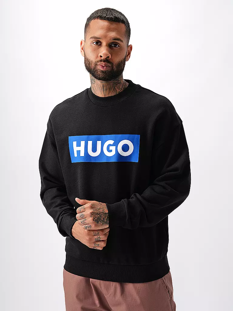 HUGO Sweater NIERO schwarz