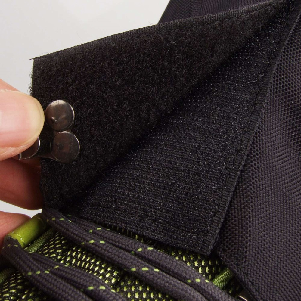 (1 Paar) 40cm Wasserdichte Oxford Wander Gamaschen Outdoor Hiking Stulpen - Schwarz / Braun