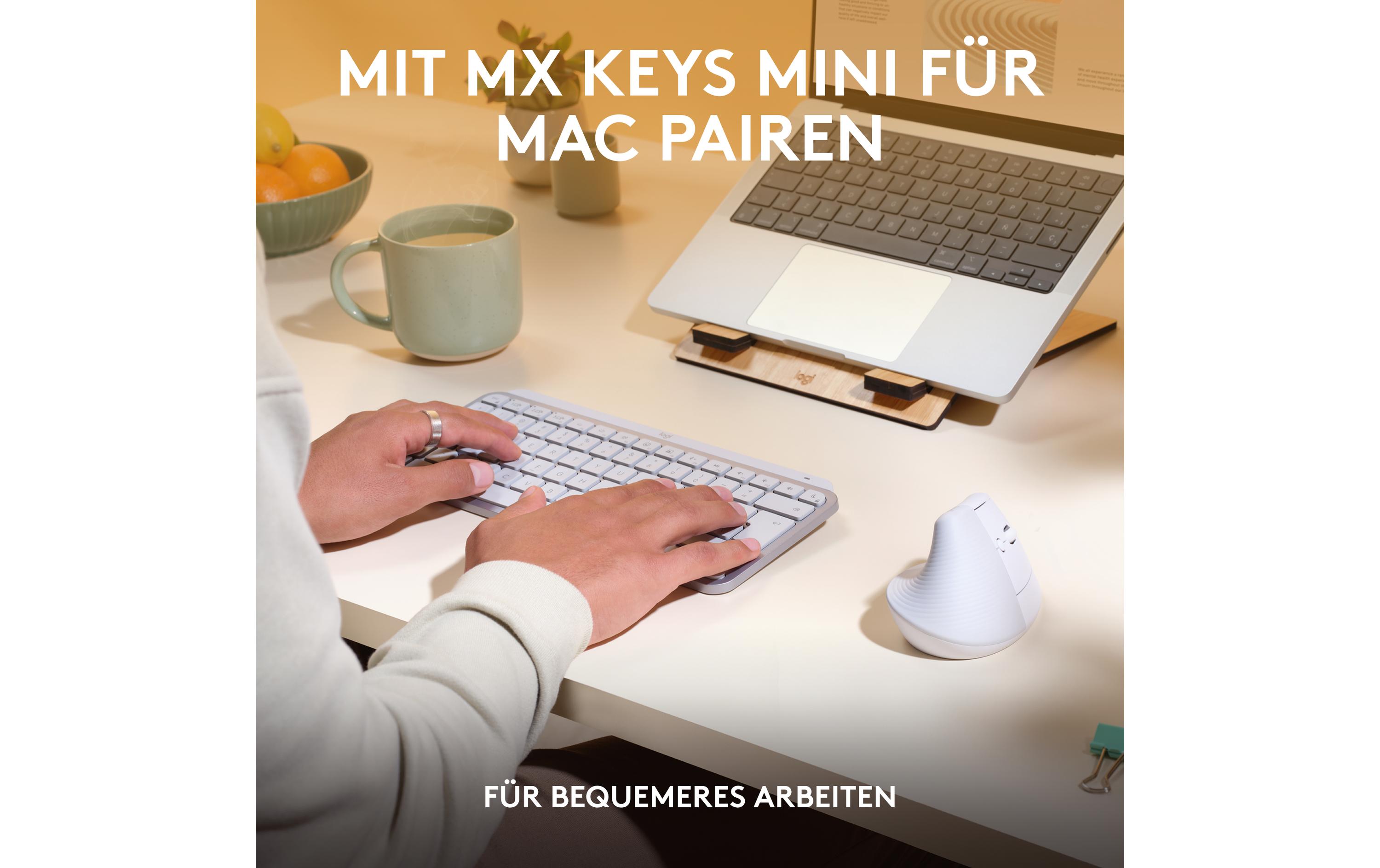 Ergonomische Maus Lift for Mac off-whiteFür Mac optimierte, ergonomische Maus mit vertikalem Design für kleine bis mittelgrosse Hände