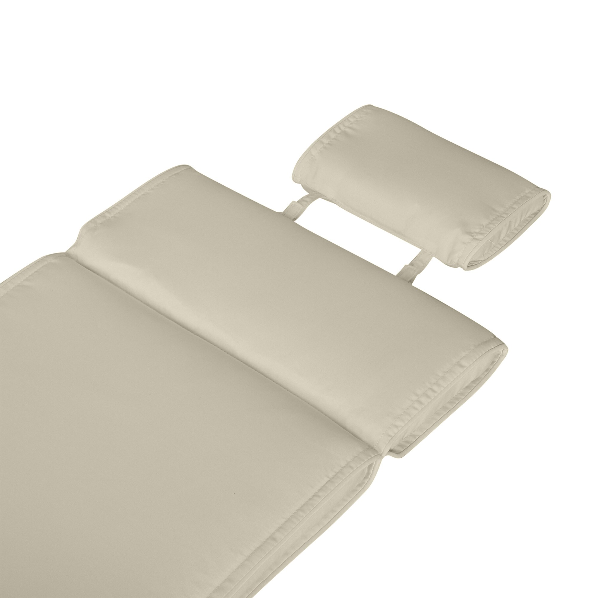 Outsunny Liegenauflage mit Kopfkissen 198 x 53 x 5 cm (LxBxH)