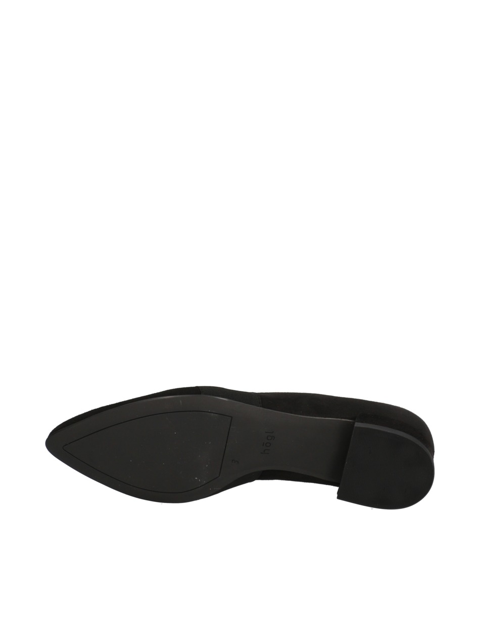Veloursleder Ballerina