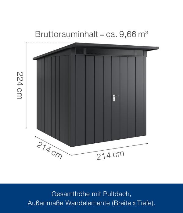 Hörmann Metallgerätehaus Juno JPD5 M-Sk