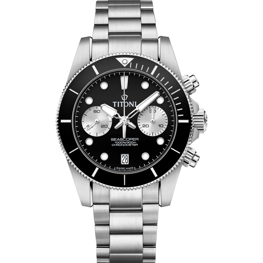 Titoni Seascoper 300 Bi-Compax Chronograph 42mm