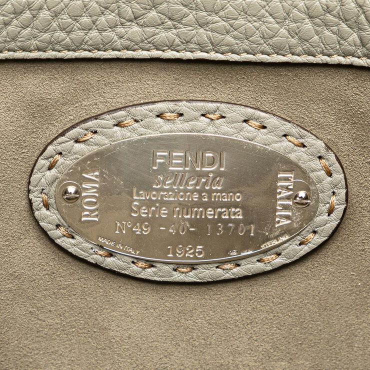 Fendi Vintage Fendi Shoulder Bag Grey