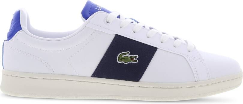 Lacoste Witte Leren Sneakers White Heren