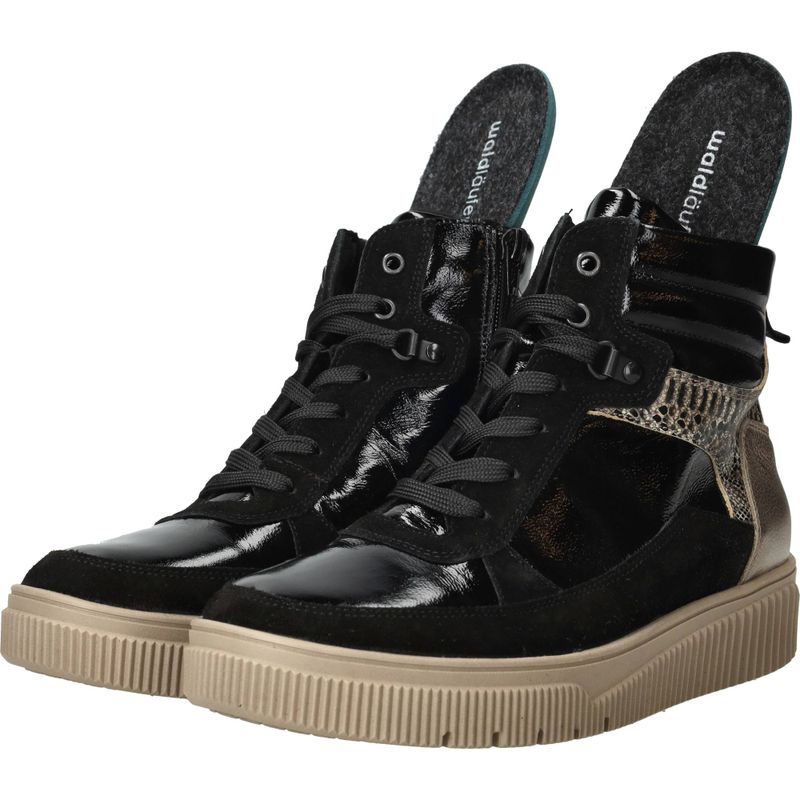 Waldlaufer Sansa Veterboots Zwart Dames