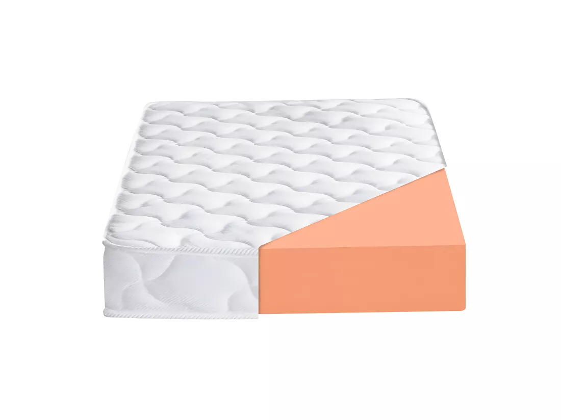 MINEA | Matelas BABY BAMBOO Bébé 70x140 cm | Mousse Haute Densité