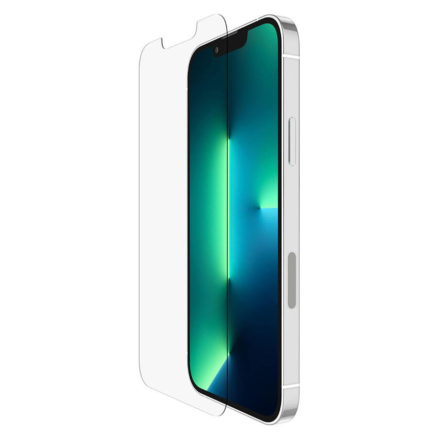 Belkin Protection d'écran antimicrobienne Tempered Glass pour iPhone 13 / 13 Pro