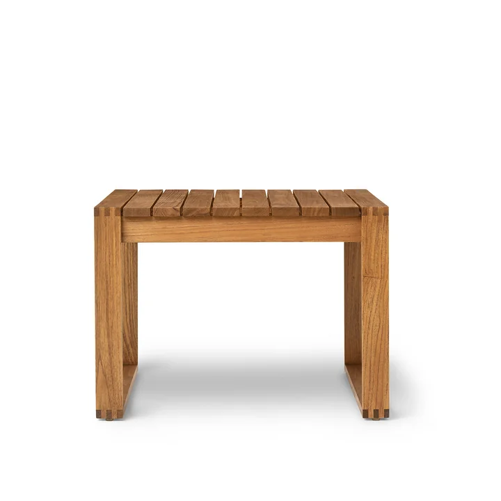 Carl Hansen - BK16 Beistelltisch, 69 x 66 cm, Teak unbehandelt