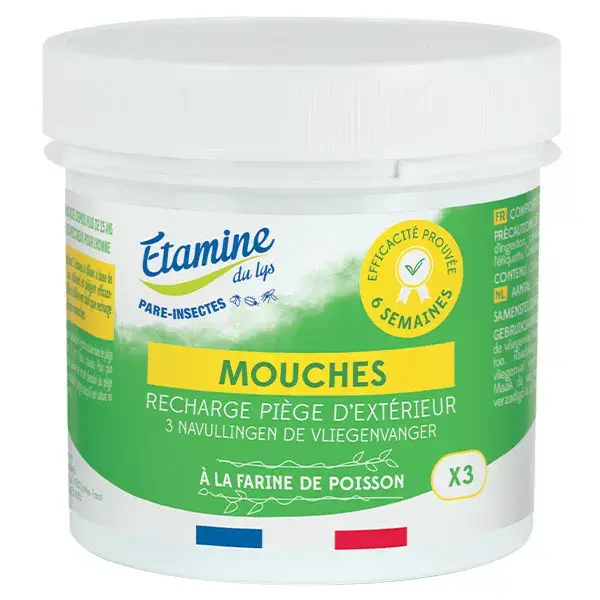 Refil para armadilha de moscas repelente de insetos Lily Stamen, 3 unidades