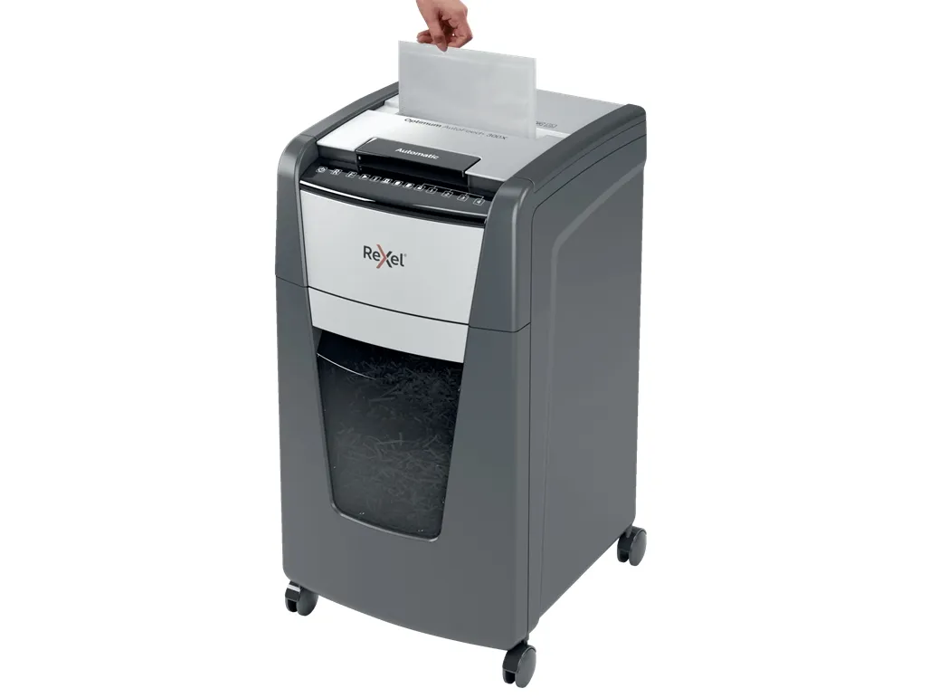 Makulator Rexel Optimum AutoFeed  300M mikromakulering 2x15 mm (P-5)
