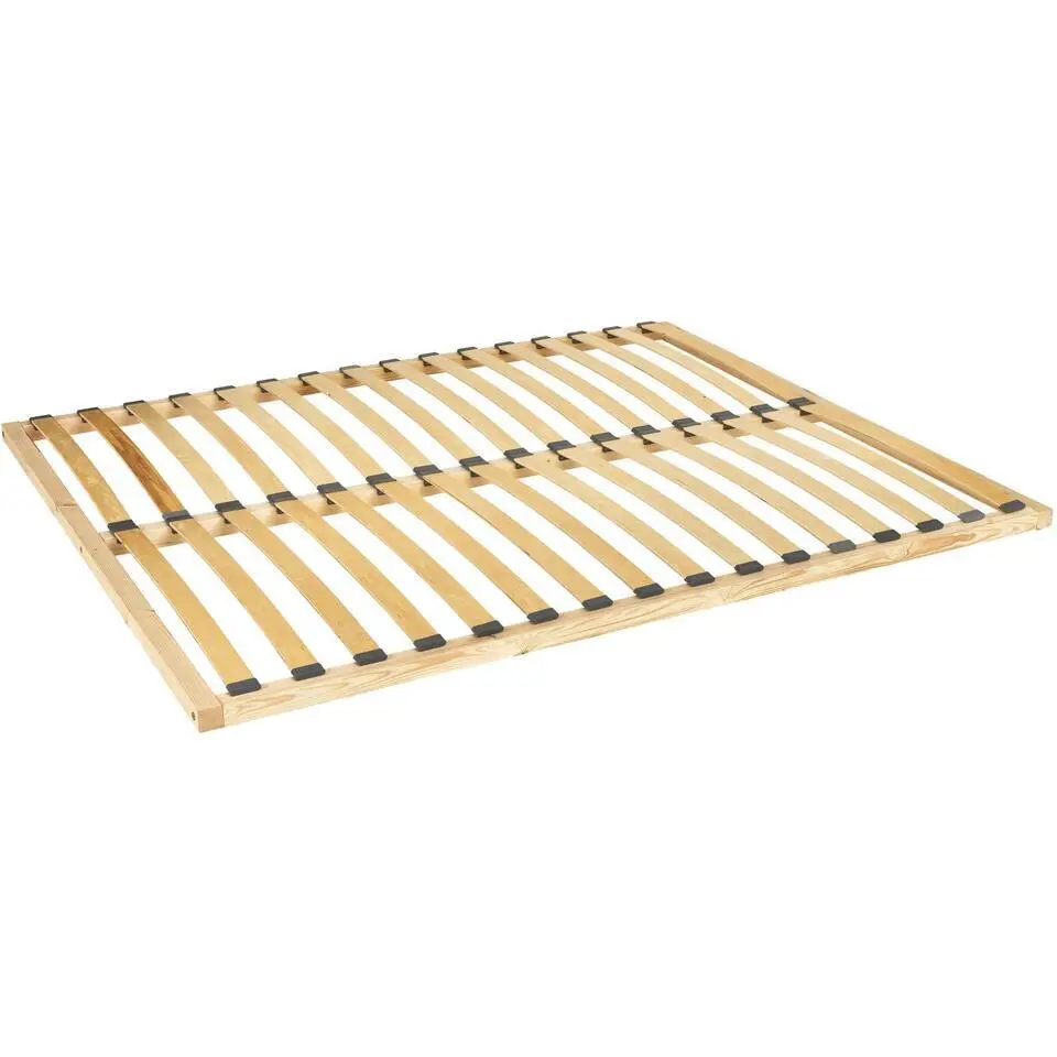 Meubella - Tweepersoonsbed Three - Wit - Eiken - 160x200 cm