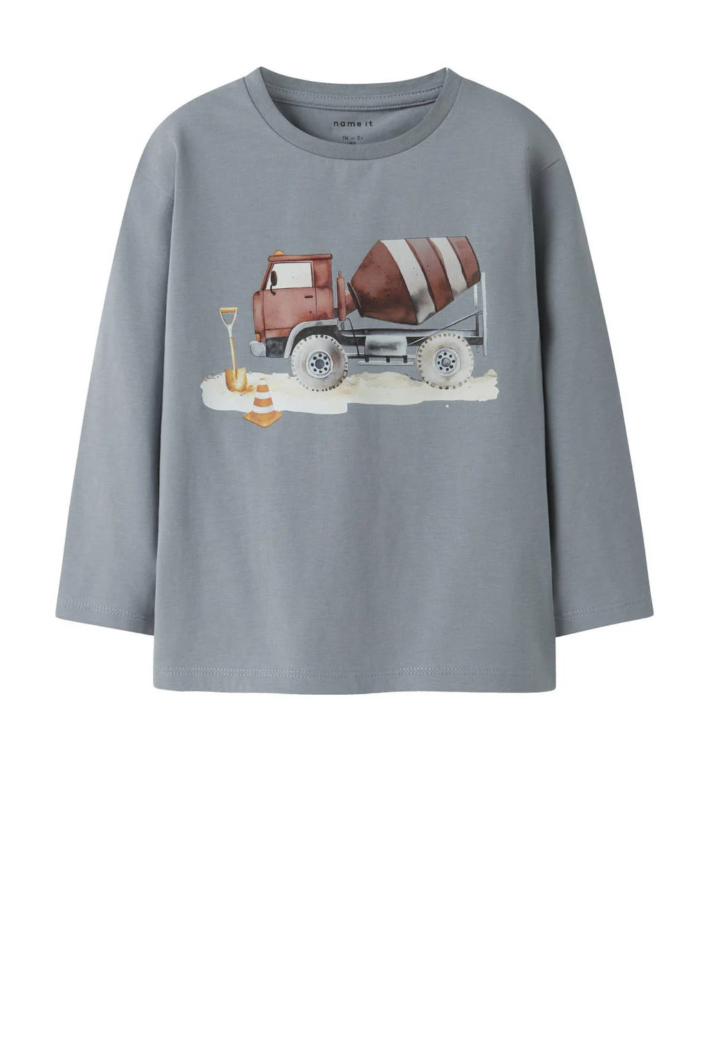 NAME IT MINI longsleeve grijsblauw