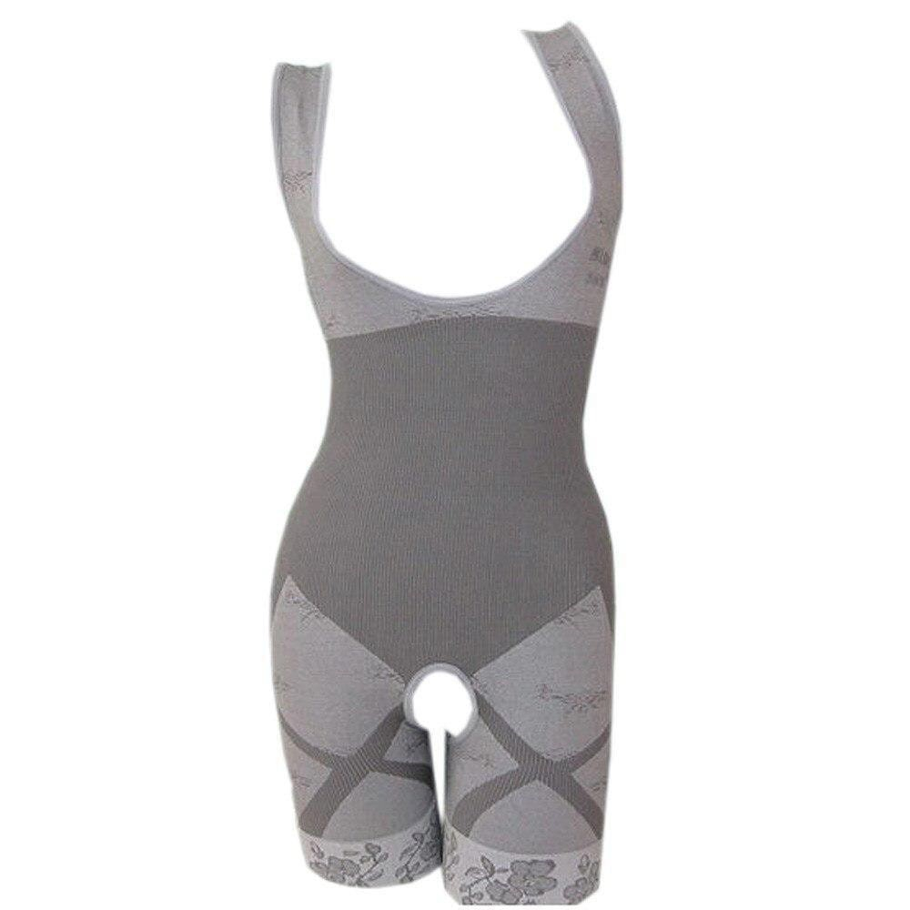 (Gr. L-XL) Damen Body Former Shapewear Unterwäsche - Grau