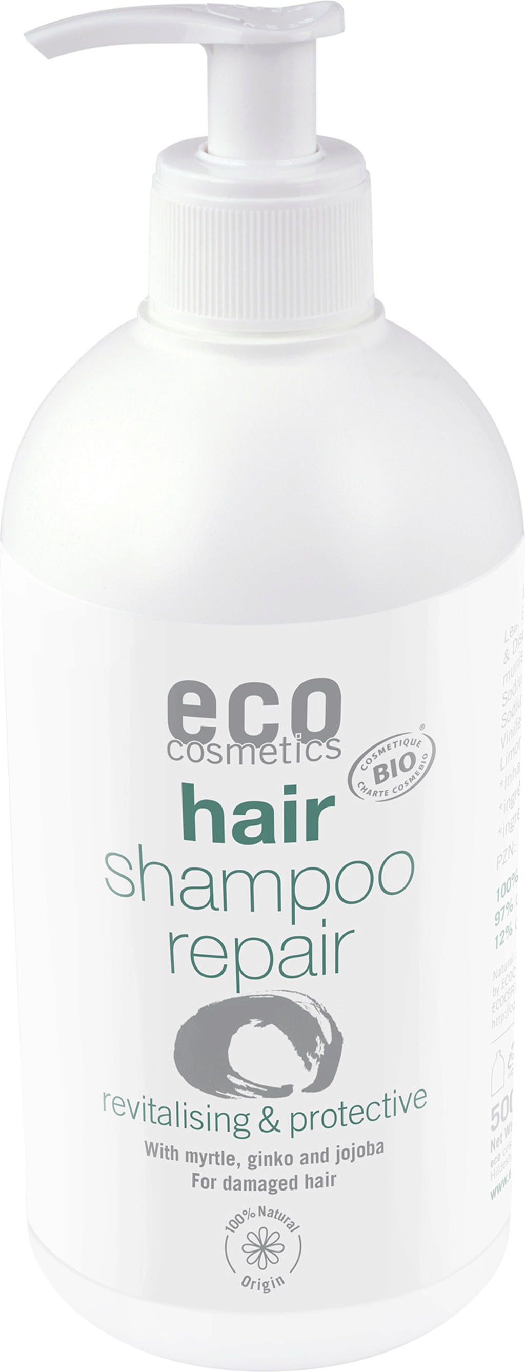 eco cosmetics  Repair-Shampoo Myrte, Ginko & Jojoba, 500 ml