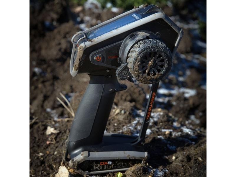 Spektrum Fernsteuerung DX5 Rugged DSMR mit SR515 Solider 5-Kanal Sender für RC Fahrzeuge