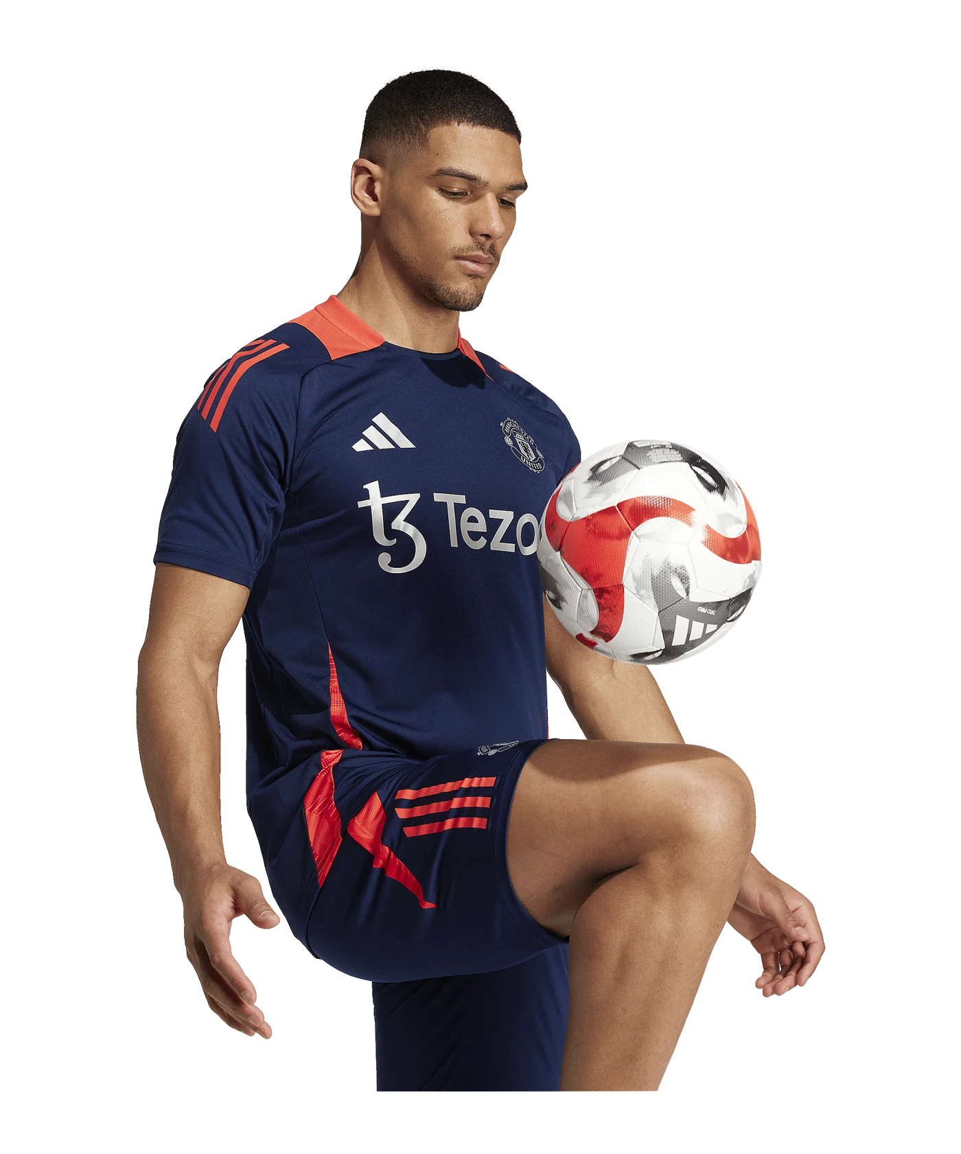 adidas Manchester United Trainingsshirt Blau
