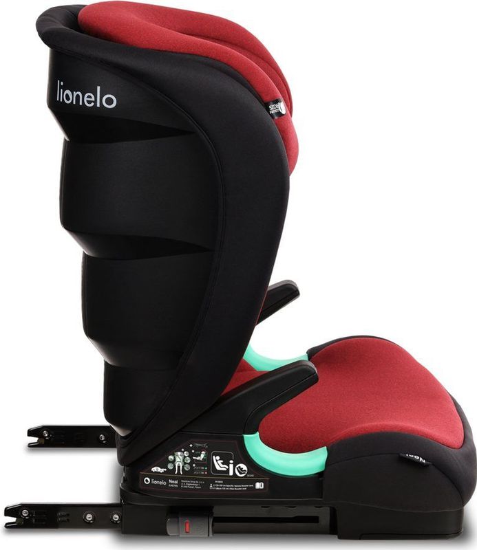 LIONELO - Neal - Autostoel - Zwart - ISOFIX - I-Size Veiligheid
