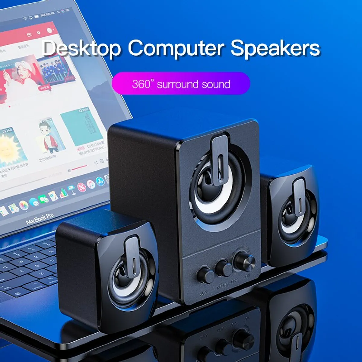 Universal Haut-parleur Bluetooth - Noir