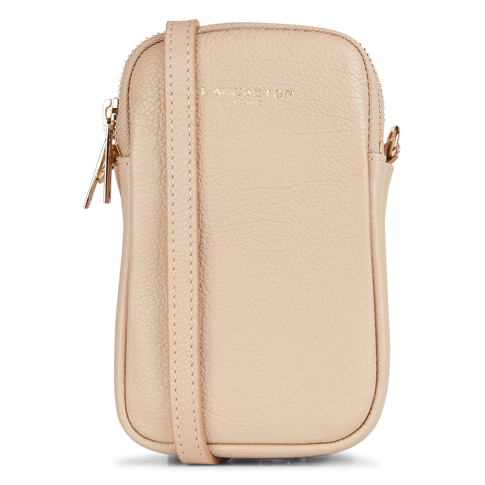 DUNE - Pochette pour téléphone en cuir| Beige