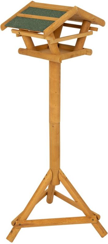 TIAKI - Vogelvoederhuisje - Hout - 38x28x100cm - Met Standaard