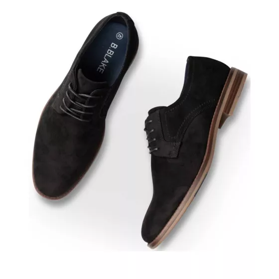 Derbies NOIR B-BLAKE