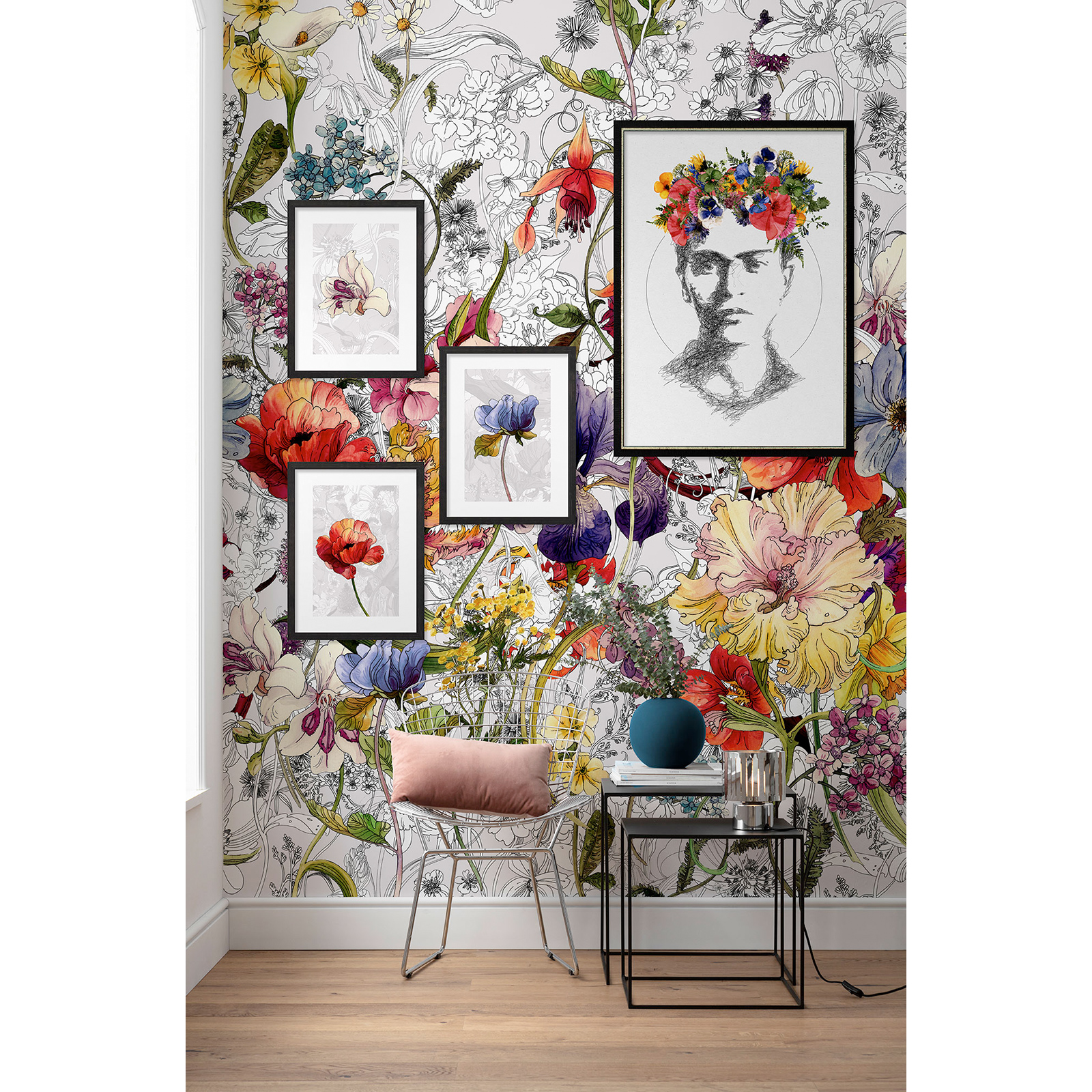 Wandbild CASTA - bunt - 50x70 cm