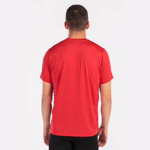 Camiseta Joma Elite VIII de manga curta vermelha