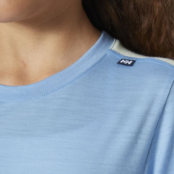Ensemble thermique HELLY HANSEN JR MERINO SET BRIGHT BLUE