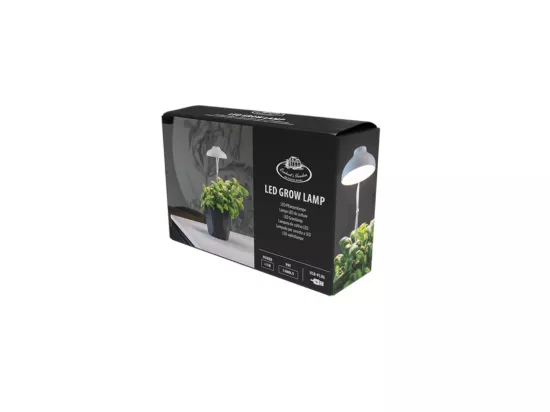 Lampe de croissance pour cultures réglable en inox - Blanc - L 11 x l 11 x H 74,1 cm
