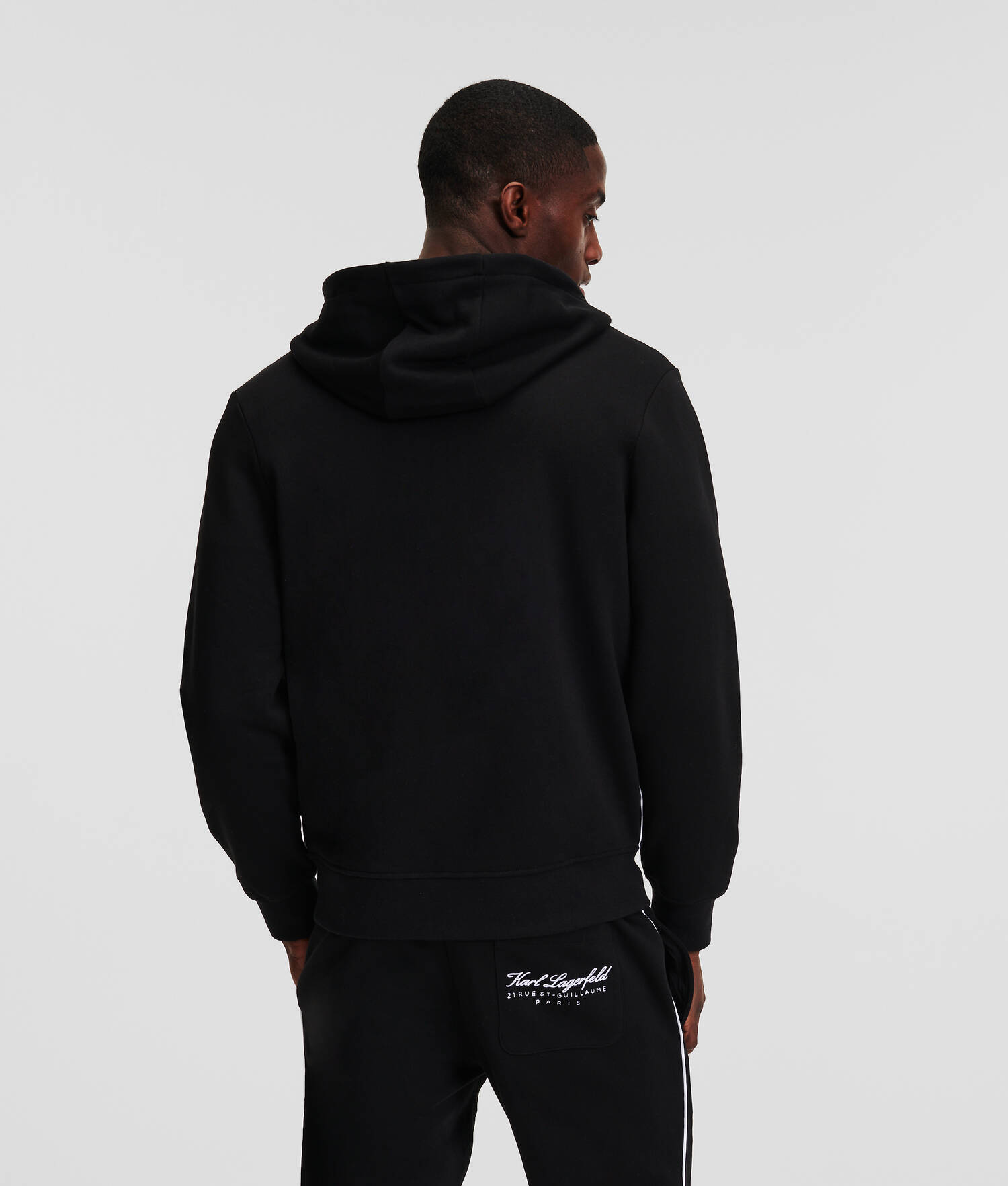 SWEAT À CAPUCHE LOUNGEWEAR À FERMETURE ZIPPÉE HOTEL KARL
