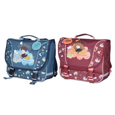 Cartable marternelle Harry Potter Chibi - 35 cm - 2 compartiments - Harry ou Hermione - Kid'Abord