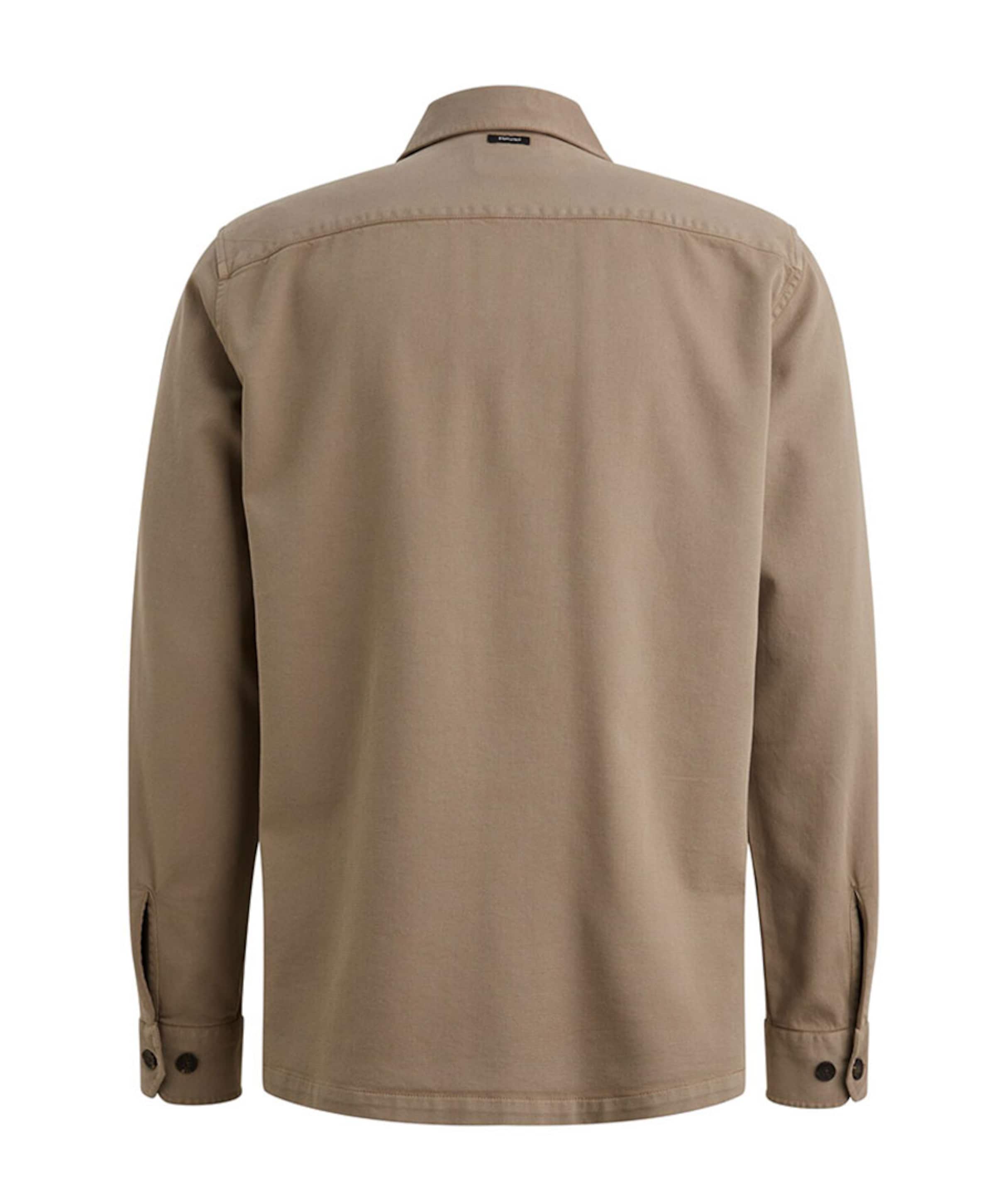 Vanguard Heren overhemd lange mouw bruin