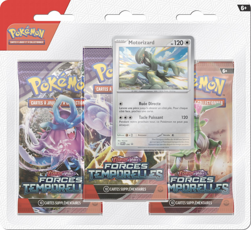 Pokémon EV05 : Forces Temporelles - Pack 3 Boosters