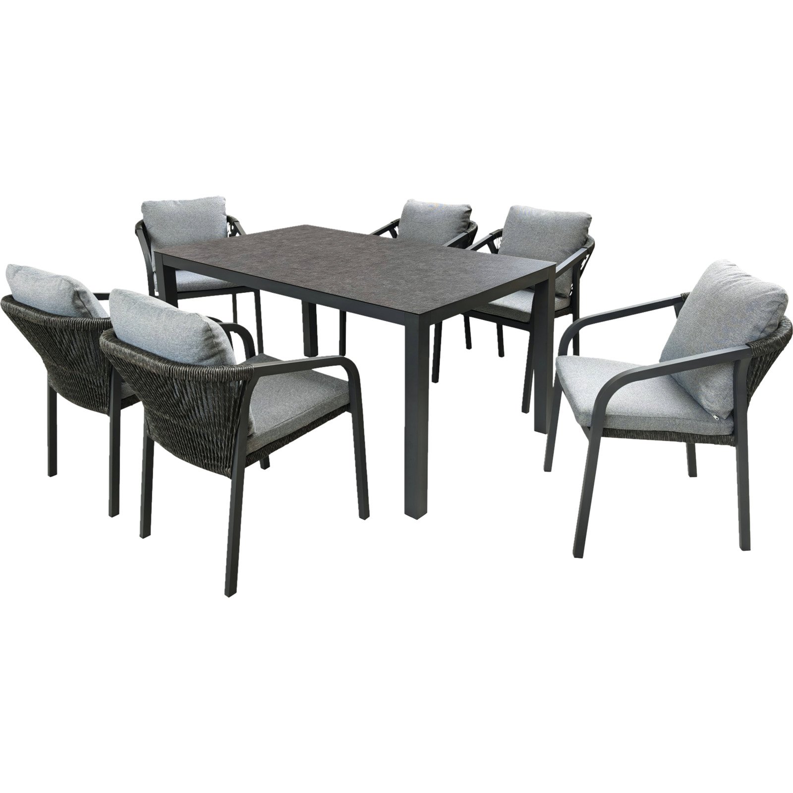 Tisch Deia 150 cm grau