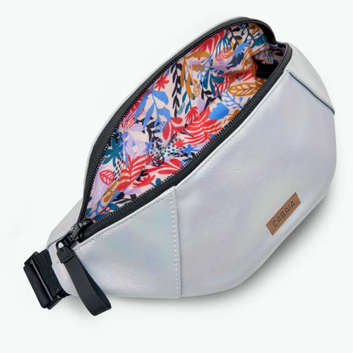 Sac banane Large Rennes argenté