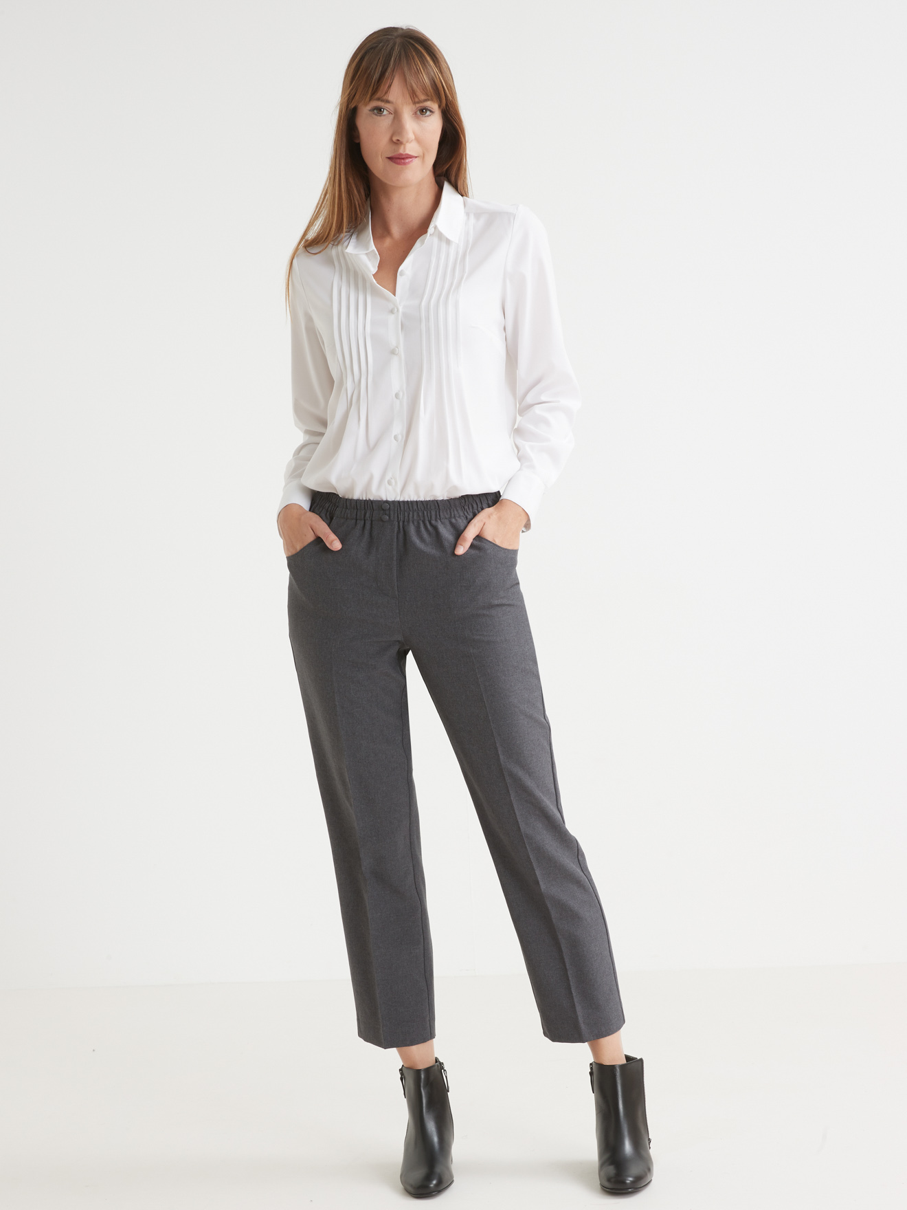 Pantalon élastiqué entrejambe 69cm