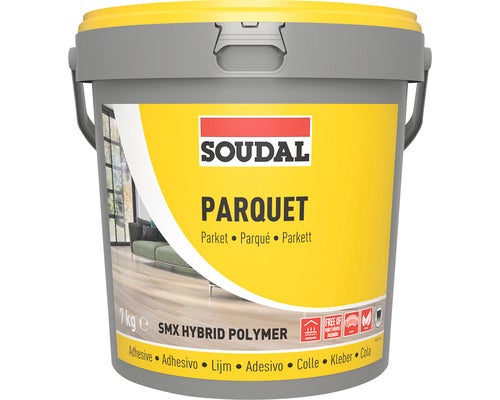 SOUDAL Hybride MS Polymeer Parketlijm Vloerlijm 73A 7kg