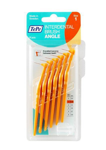 TePe Tandenragers Interdentaal Angle Oranje 6 stuks