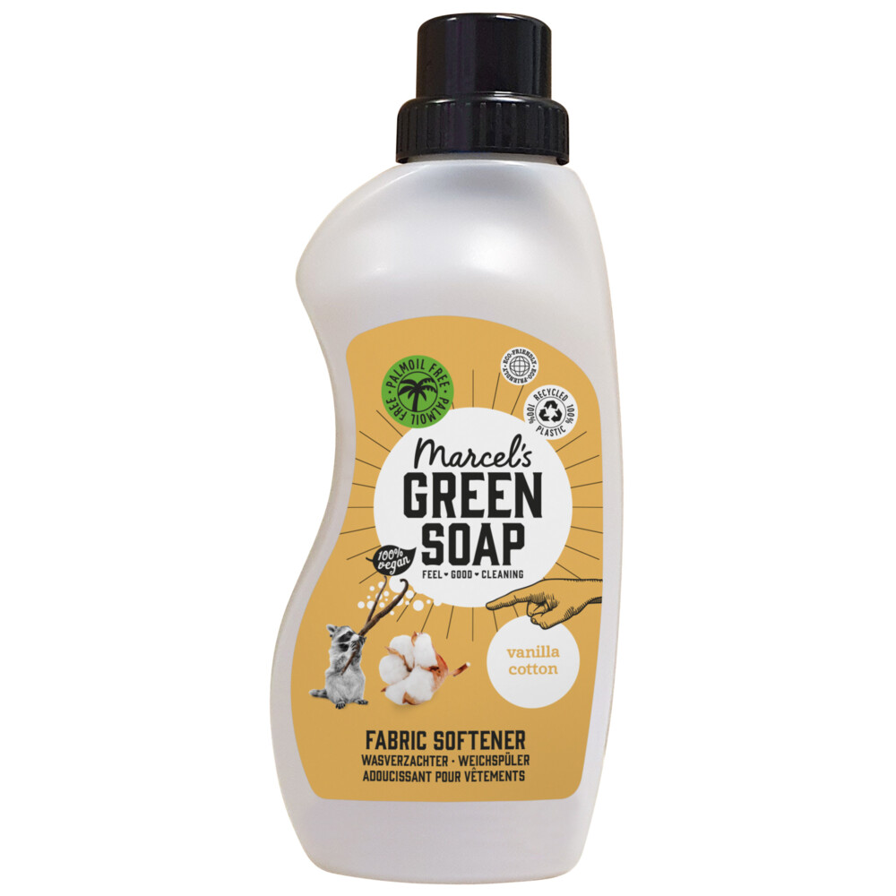 Marcel's Green Soap Wasverzachter Katoen & Vanilla 30 Wasbeurten750 ml