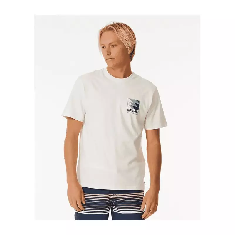 Teeshirt RIPCURL Surf Revival Line Up Tee Bone